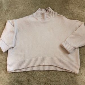 H & M Pink Mock Sweater